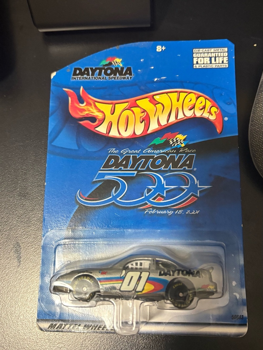 Hot Wheels Daytona 500 Collectible Toy Car - Silver